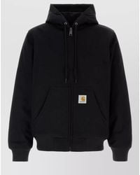 Carhartt - Hooded Jacket Front Pockets Ribbed Cuffs Hem - Lyst