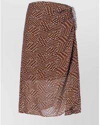 Dries Van Noten - Asymmetric Midi Skirt - Lyst