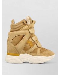 Isabel Marant - Balskee Suede Leather Sneakers - Lyst