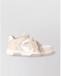 Off-White c/o Virgil Abloh - Leather Out Of Office Low-Top Sneakers - Lyst