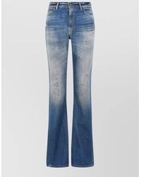 Acne Studios - Denim High-Rise Skinny Bootcut Jeans - Lyst