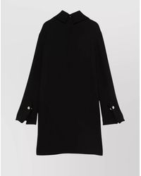 Semicouture - Long-Sleeve Mini Dress - Lyst