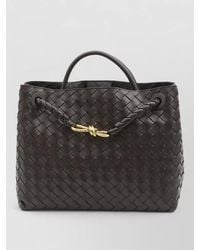 Bottega Veneta - Andiamo Medium Leather Tote Bag - Lyst