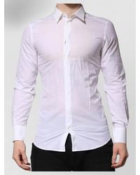 Dolce & Gabbana - Cotton Slim-Fit Dotted Long-Sleeve Dress Shirt - Lyst