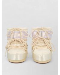 Moon Boot - Low Ankle Boots Flat Sole Round Toe - Lyst