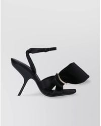 Ferragamo - Heel Sandals With Bow Detail And Open Toe - Lyst