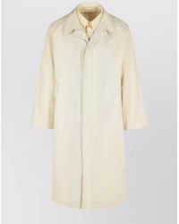 Maison Margiela - Cotton Layered Belted Single-Breasted Trench Coat - Lyst