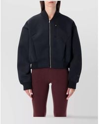 Nike - Oversized Fleece Bomber Jacket - Lyst