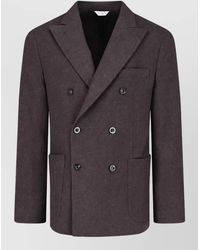Boglioli - Wool Cashmere Double Breasted Coat - Lyst
