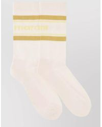 Isabel Marant - Ribbed Logo-Stripe Socks - Lyst