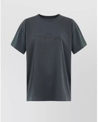 Maison Margiela - Embroidered Logo Crew Neck T-Shirt - Lyst