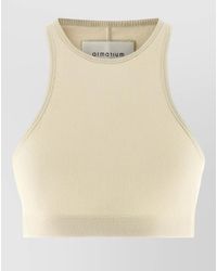 ARMARIUM - Filippa Layered Ribbed Sleeveless Knit Top - Lyst