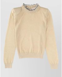 Circus Hotel - Chain Detail Top Long Sleeve Design - Lyst
