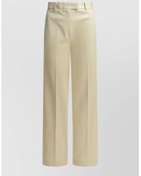 Circolo 1901 - Trousers Belt Loops Back Pocket Button Detail - Lyst