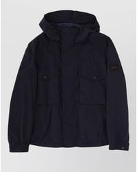 BOSS - Relaxed-Fit Hooded Jacket - Lyst