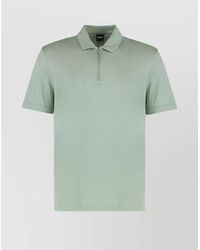 BOSS - Piqué Short-Sleeve Polo Shirt - Lyst