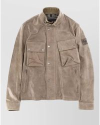 Belstaff - Leather Racer Jacket - Lyst