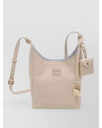 Miu Miu - Leather Bucket Bag Adjustable Shoulder Strap - Lyst