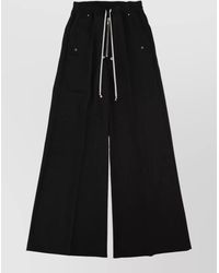Rick Owens - Wide Leg Pants Back And Side Pockets - Lyst