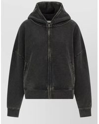 Entire studios - Eternal Hooded Jacket Ribbed Cuffs Hem - Lyst