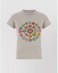 Balenciaga - Cotton Logo Print Short-Sleeve Crew-Neck T-Shirt - Lyst