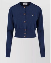 Vivienne Westwood - Ribbed Crewneck Knitwear With Cuffs And Hem - Lyst