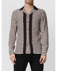 Dolce & Gabbana - Silk Shirt Long Sleeves Polka Dots - Lyst