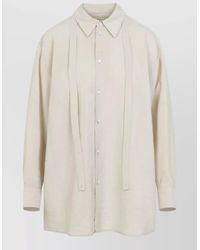 Lemaire - Silk Long Shirt - Lyst