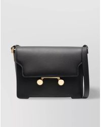 Marni - Adjustable Strap Shoulder Bag With Hardware - Lyst