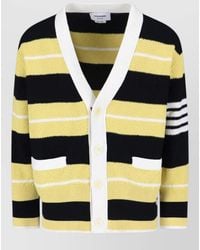 Thom Browne - Striped Cardigan - Lyst