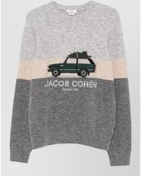 Jacob Cohen - Alpaca Wool Crewneck Jumper - Lyst