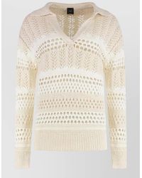 Pinko - Ribbed Sweatshirt - Lyst