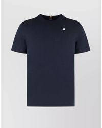 K-Way - Cotton Slim-Fit Crew-Neck T-Shirt - Lyst