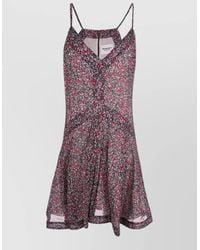 Isabel Marant - Short V-Neck Dress - Lyst