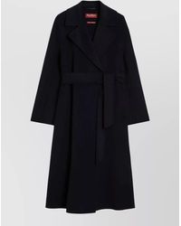 Max Mara - Wool Silk Cashmere Single Breasted Coat - Lyst
