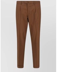 Briglia 1949 - Straight Pants Belt Loops Back Pockets - Lyst