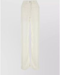 Givenchy - Viscose Oversized Wide-Leg Jeans - Lyst