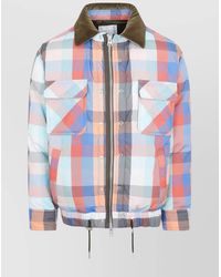 Sacai - Plaid Padded Jacket - Lyst