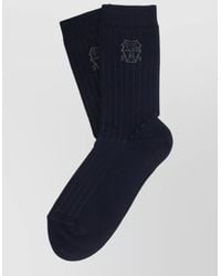 Brunello Cucinelli - Ribbed Calf-Length Socks - Lyst