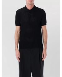 Roberto Collina - Cotton Mesh Polo Shirt - Lyst