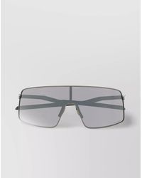 Oakley - Square Metal Frame Sunglasses With Straight Arms - Lyst