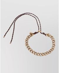 Weekend by Maxmara - Metal Chain And Cord Necklace - Lyst