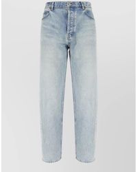 Saint Laurent - Denim Trousers Faded Wash Five Pocket Design - Lyst