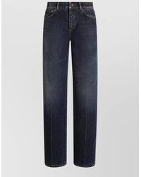 Dolce & Gabbana - Denim Straight Leg Jeans - Lyst