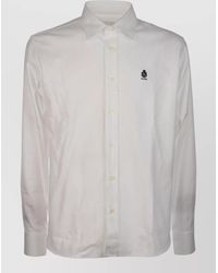 Prada - Cotton Classic Fit Long-Sleeve Shirt - Lyst