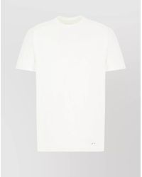 Jil Sander - Cotton Ribbed Crew-Neck Oversized T-Shirt - Lyst