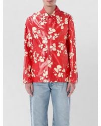 Dries Van Noten - Printed Coated Cotton Shirt Jacket - Lyst