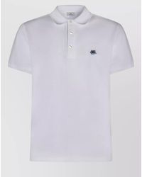 Etro - Cotton Regular-Fit Short-Sleeve Polo Shirt - Lyst