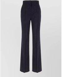 Max Mara - Embroidered Virgin Wool Suit Trousers - Lyst