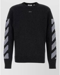 Off-White c/o Virgil Abloh - Wool Blend Sweater - Lyst